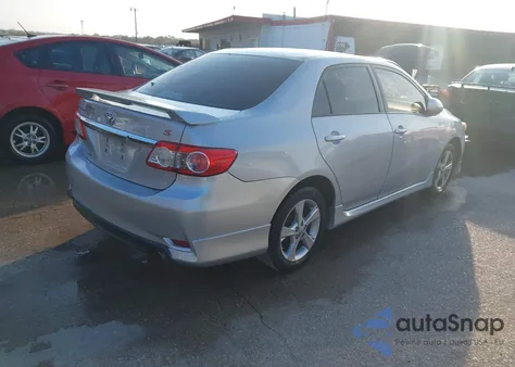 2011 Toyota Corolla S from USA, damaged, VIN 2T1BU4EE7BC605747